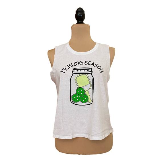 Miken Flow Pickling Season Graphic Sleeveless Tank Top Size M - Picture 1 of 9